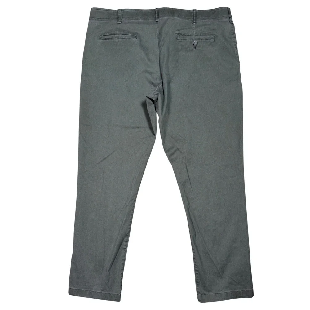 Lee Extreme Motion MVP Pants Mens 42x32 Olive Green Relaxed Straight Stretch